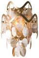 Luxury Wall Lamp in Artistic Style for Living Room, Bedroom, Shell Style, Warm Light