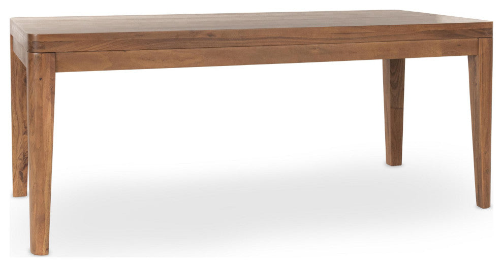 Arno 72" Acacia Wood Dining Table, Natural Finish by Kosas Home