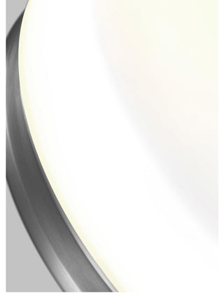 Generation Lighting 2-Light Flushmount, Satin Nickel