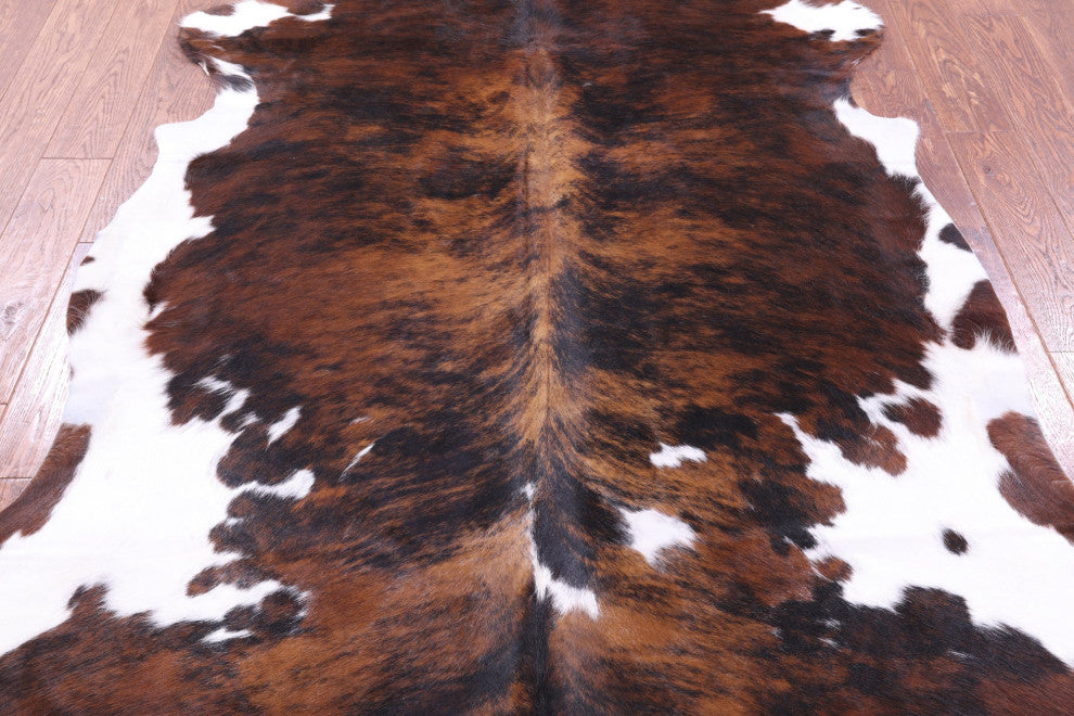 Organic Natural Hair-On Cowhide Area Rug 7' 1" X 5' 9" C1533