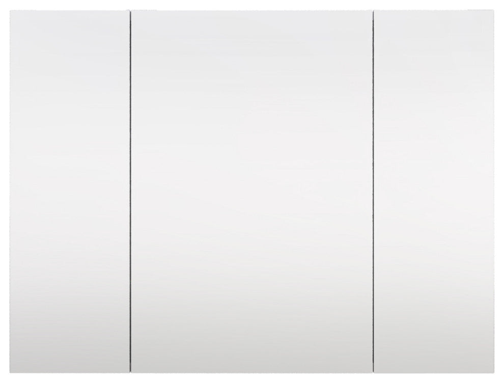 Recessed/Surface Mount Bathroom Medicine Cabinet, Soft-Close Blum Hinges, 40"x30", Triple Swing