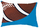 TD 14"x20" Abstract Decorative Outdoor Pillow, Blue
