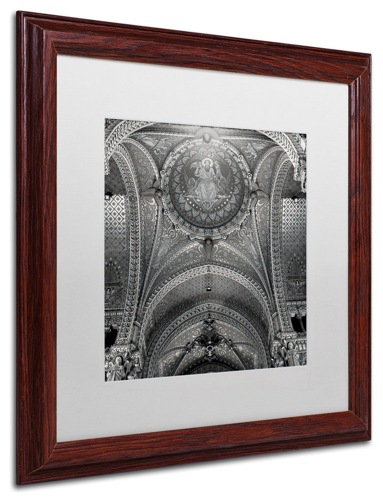 Alan Blaustein ''Lyon I'' Art, Wood Frame, White Mat, 16x16