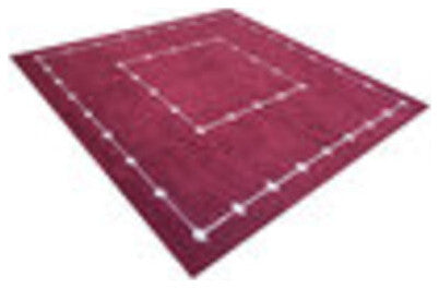 HAND KNOTTED LOOM SILK ECO-FRIENDLY AREA RUGS -8'x10',Rectangle,Red,Contemporary