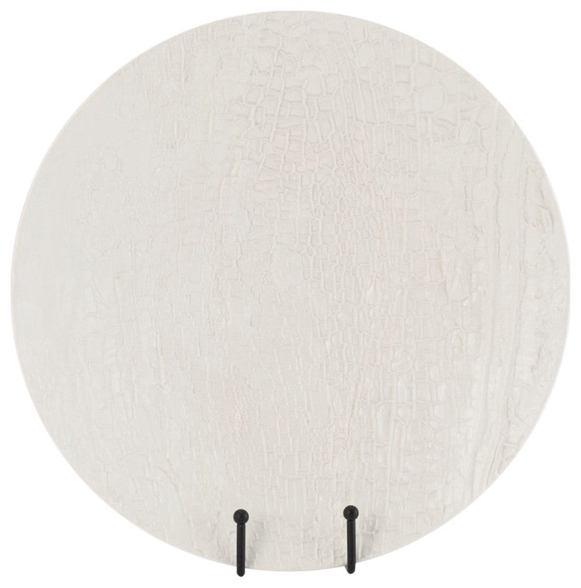 Tree Texture Charger, Matte White