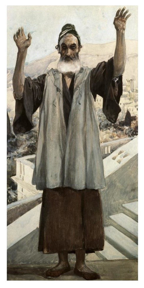 "Habakkuk" Digital Paper Print by James Tissot, 16"x32"