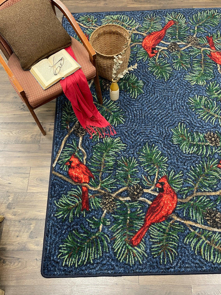 Cardinals, Blue, 2'x8'