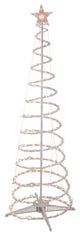 6' Clear Lighted Spiral Cone Tree Outdoor Christmas Decoration
