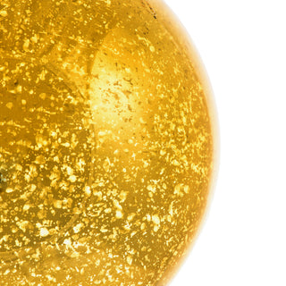 Vickerman Shiny Mercury Ball, Honey Gold, 6"