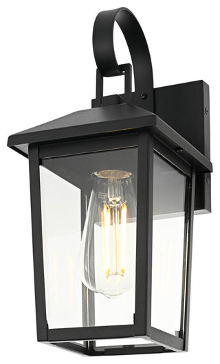 Home Living 5.5" Outdoor Wall Sconce, Black