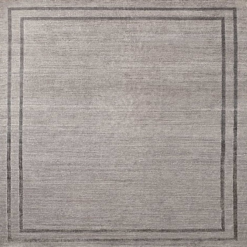 Ahgly Company Indoor Square Mid-Century Modern Area Rugs, 6' Square
