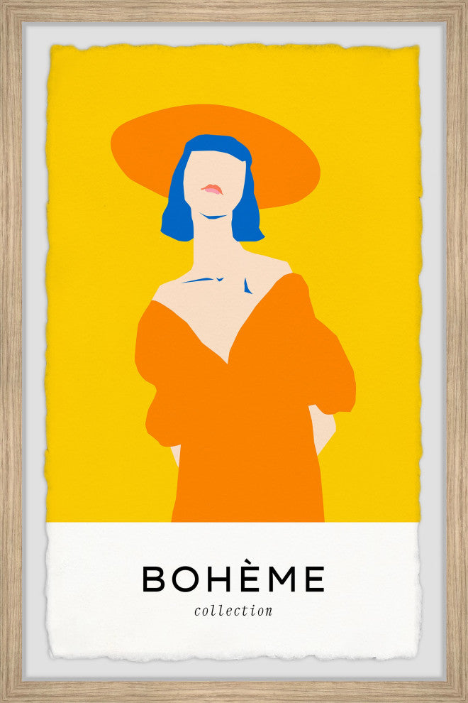 "Boheme Collection" Framed Painting Print, 8x12