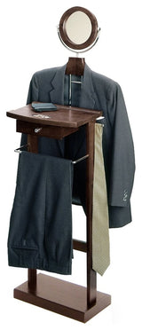 Valet Stand With Wood Base