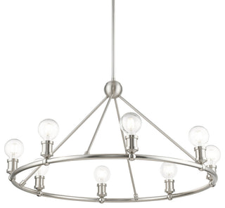 Lansdale 8 Light Brushed Nickel Chandelier