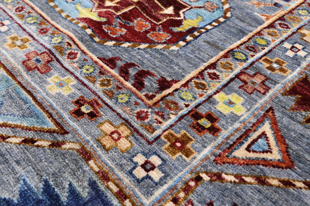 Bokhara Hand Knotted Wool Rug 7' 10" X 9' 10" Q11133