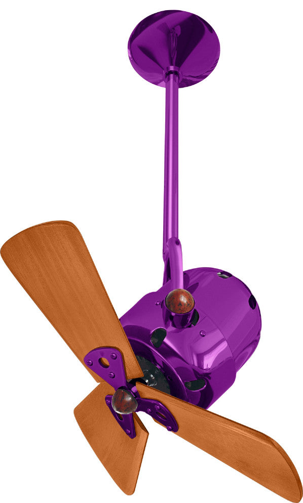 Bianca Direcional 16" Directional Ceiling Fan, Light Purple