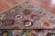 7' 11" X 10' 4" Hand Knotted Fine Turkmen Wool Rug - Q12143