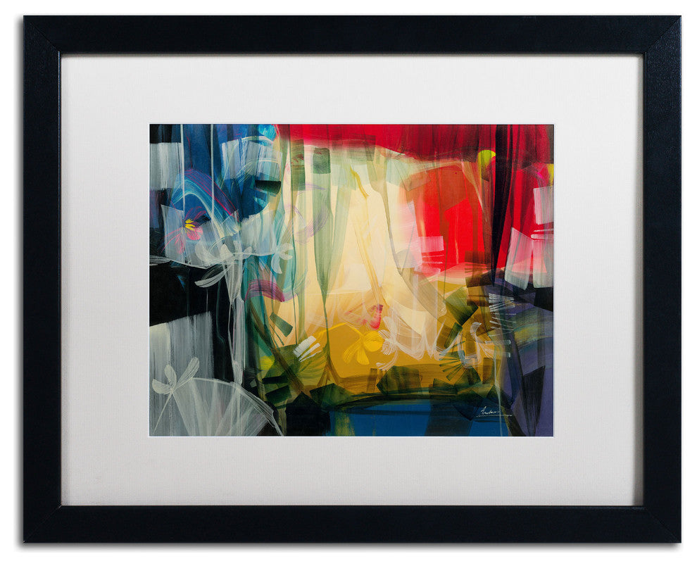 ''Amhaus'' Matted Framed Canvas Art by Andrea