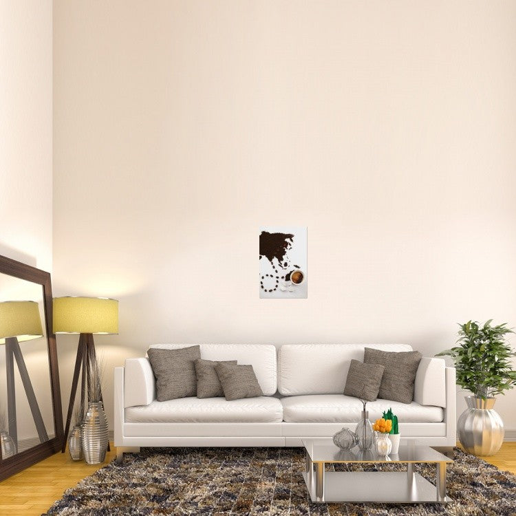"The Best Coffee In The World" Stretched Canvas Giclee by Dina Belenko, 16"x24"