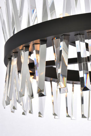 Modern Black 14-Light Pendant