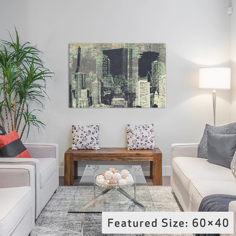 "Beantown Gallery" by Kyle Mosher, 40x26x1.5"