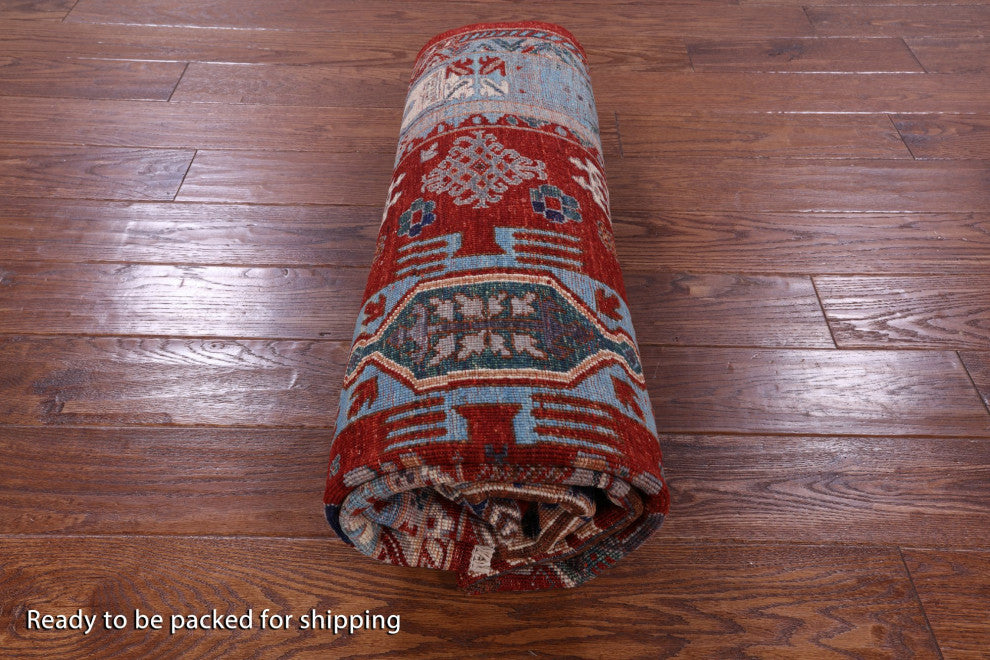 Tribal Fine Serapi Hand-Knotted Wool Rug 5' 0" X 6' 10" - Q12502