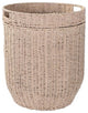 Paper Rope Rattan Basket and Tray Set, Natural