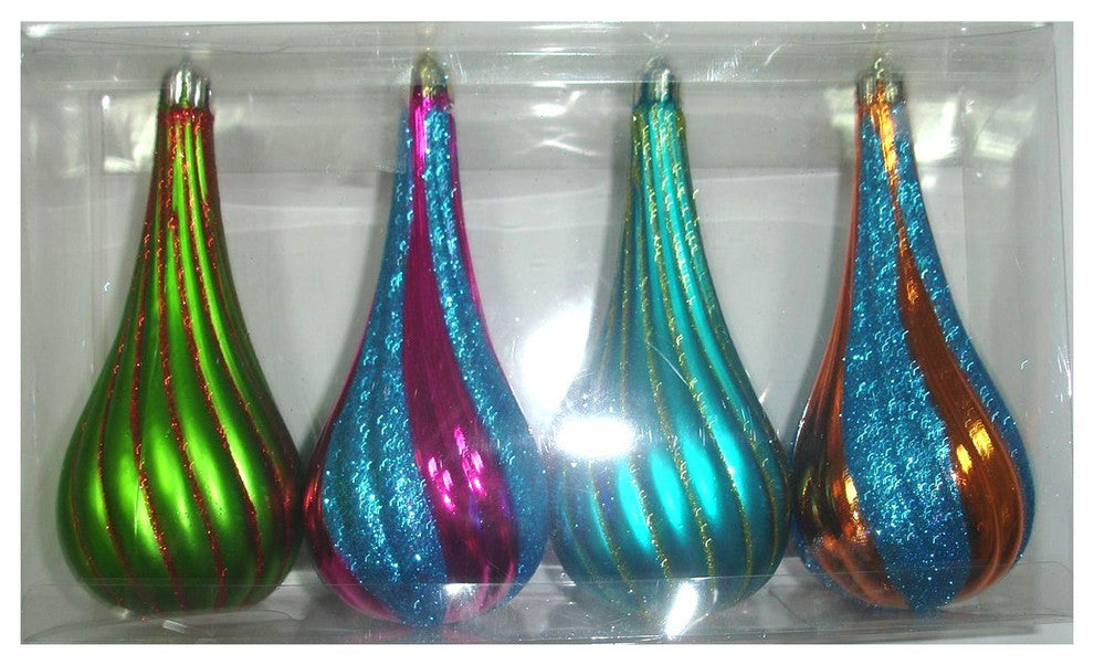 Mardi Gras Tear Drop 4 Pack
