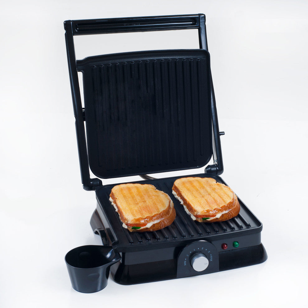 Large Non-Stick Grill and Panini Press by Chef Buddy