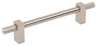 Jeffrey Alexander 698-128 Larkin Outer Knurled 5-1/16" (128mm) - Satin Nickel