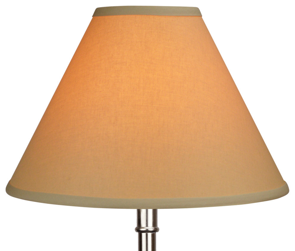 Fenchel Shades 5"x14"x10" Spider Attachment Empire Lamp Shade, Linen Khaki