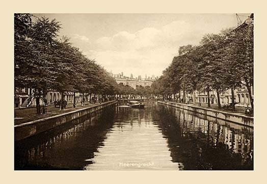 Heerengracht, Amsterdam- Gallery Wrapped Canvas Art 28" x 42"