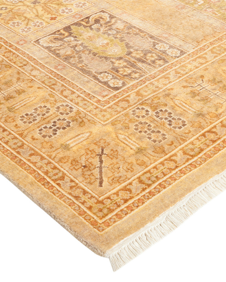 Mogul, One-of-a-Kind Hand-Knotted Runner Ivory, 3'2"x12'6"