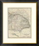 "Austria East, 1861" Framed Digital Print by Alexander Keith Johnston, 27x32"