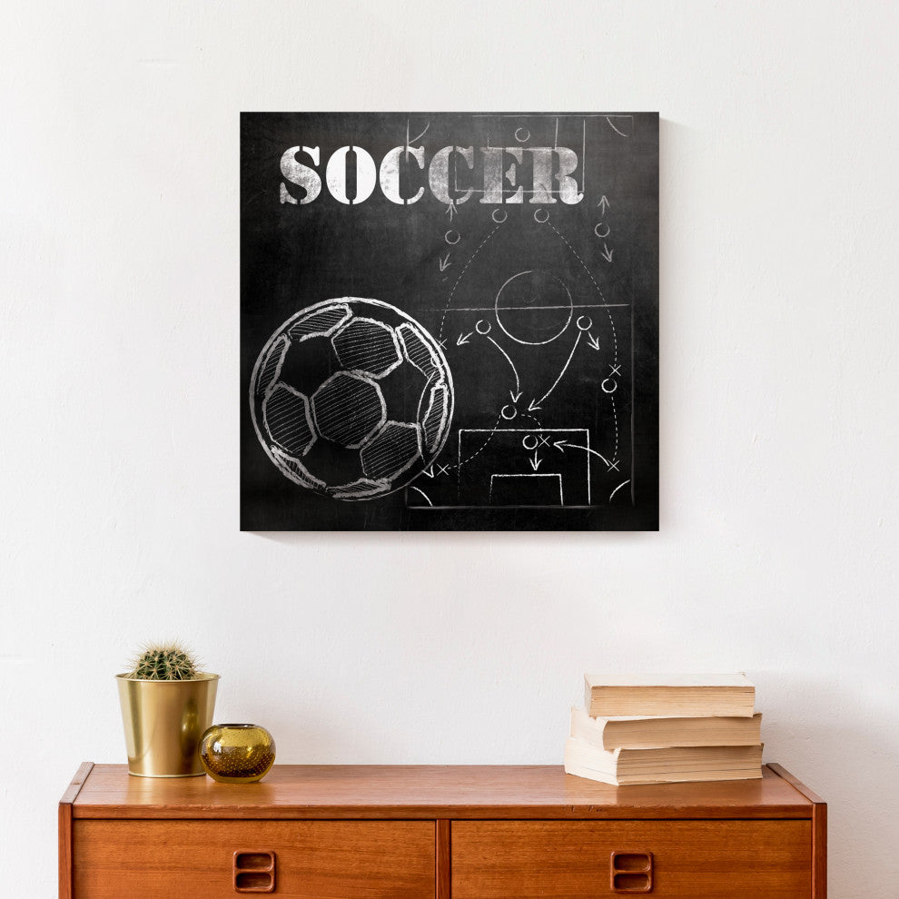 Soccer Plays 16x16 Canvas Wall Art