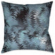 Laural Home Hypnotic Blue Marble 18" X 18" Indoor Decorative Pillow