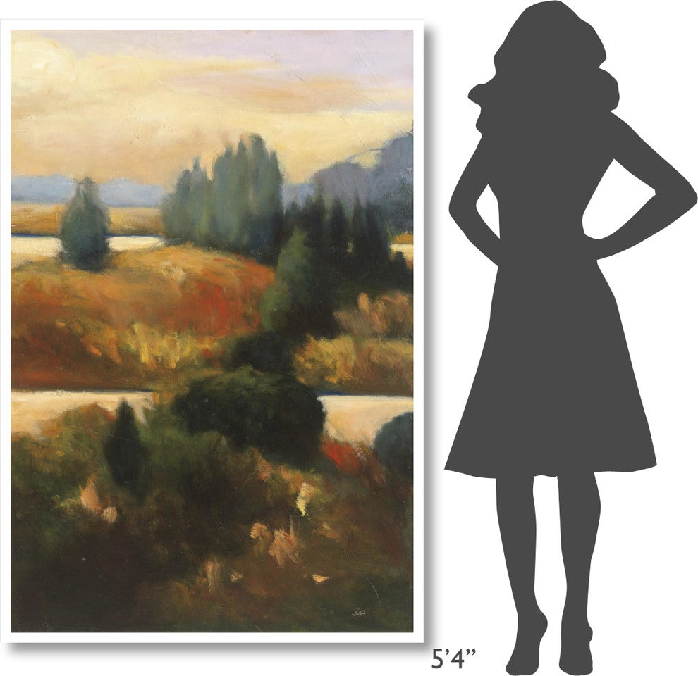 "Around the Bend" Digital Paper Print by Julia Purinton, 42"x62"