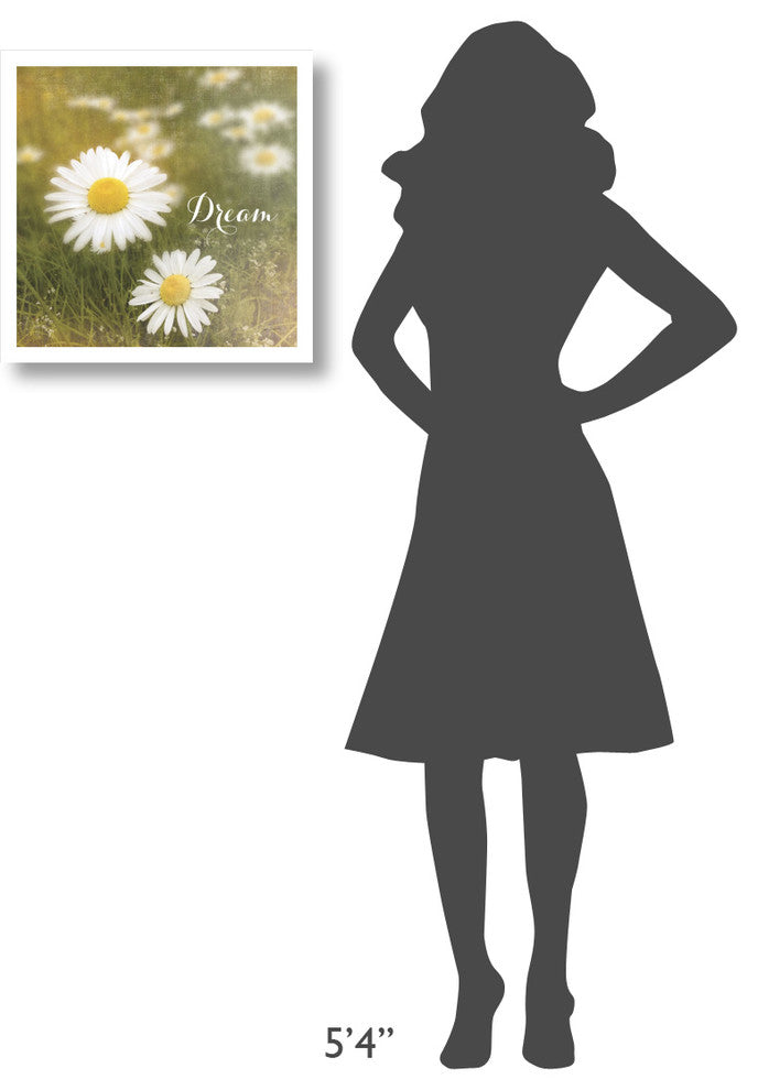 "Daisy Dreams" Digital Paper Print by Sue Schlabach, 20"x20"