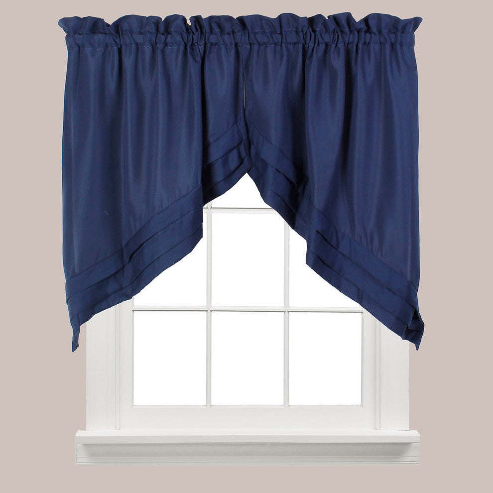 Saturday Knight Holden 30" Swag Pair, Navy