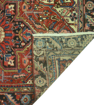 Fine Vintage Heriz Tabarak Rust/Ivory Runner, 3'6 x 10'10