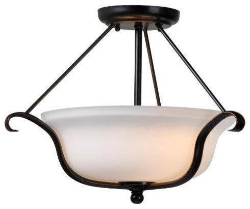 Kenroy Basket 2 Light Semi Flush