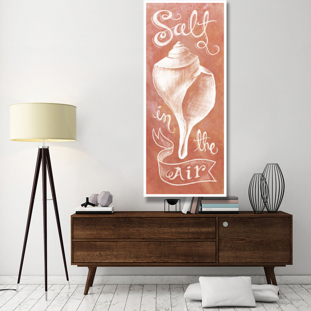 "Seashell Coral" Digital Paper Print by Mary Urban, 32"x77"