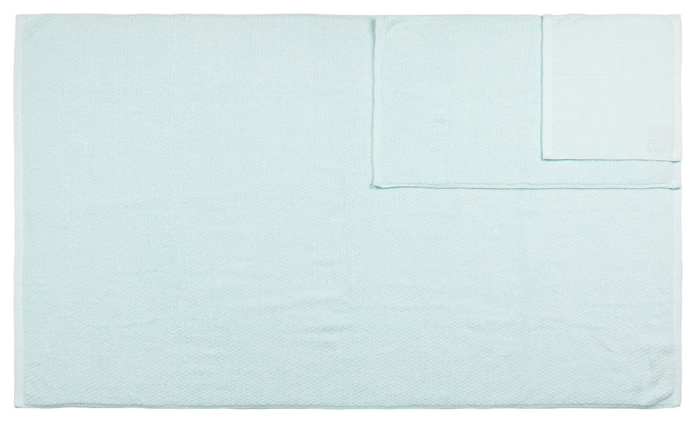 Everplush Diamond Jacquard Bath Sheet Towel Set, 6 Pieces, Hushed Green