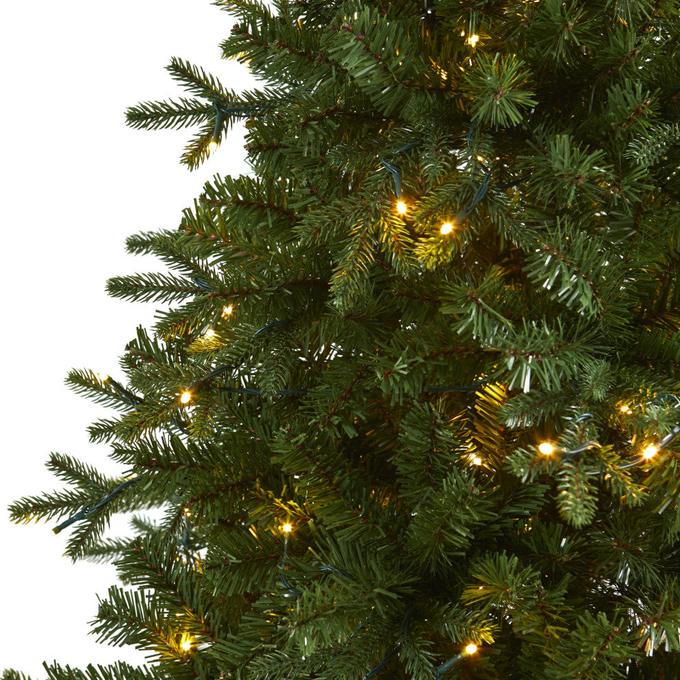 6' Vermont Fir Artificial Christmas Tree With 250 Clear LED Lights