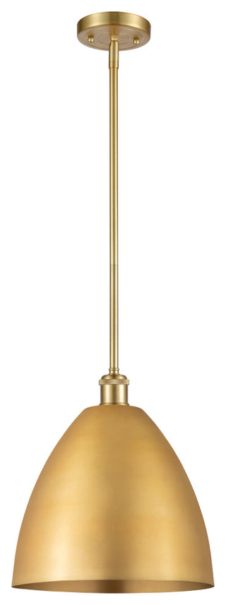 Ballston Dome Pendant, Satin Gold, LED
