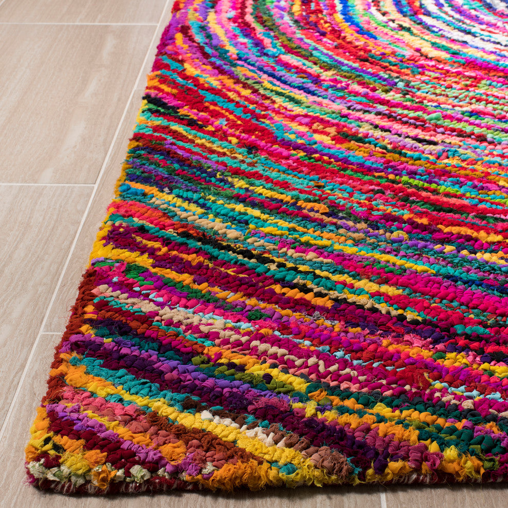 Safavieh Nantucket Collection NAN315 Rug, Multi, 5' X 8'