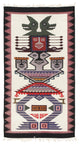 Vintage Aztec Rug, 2'x3'9"