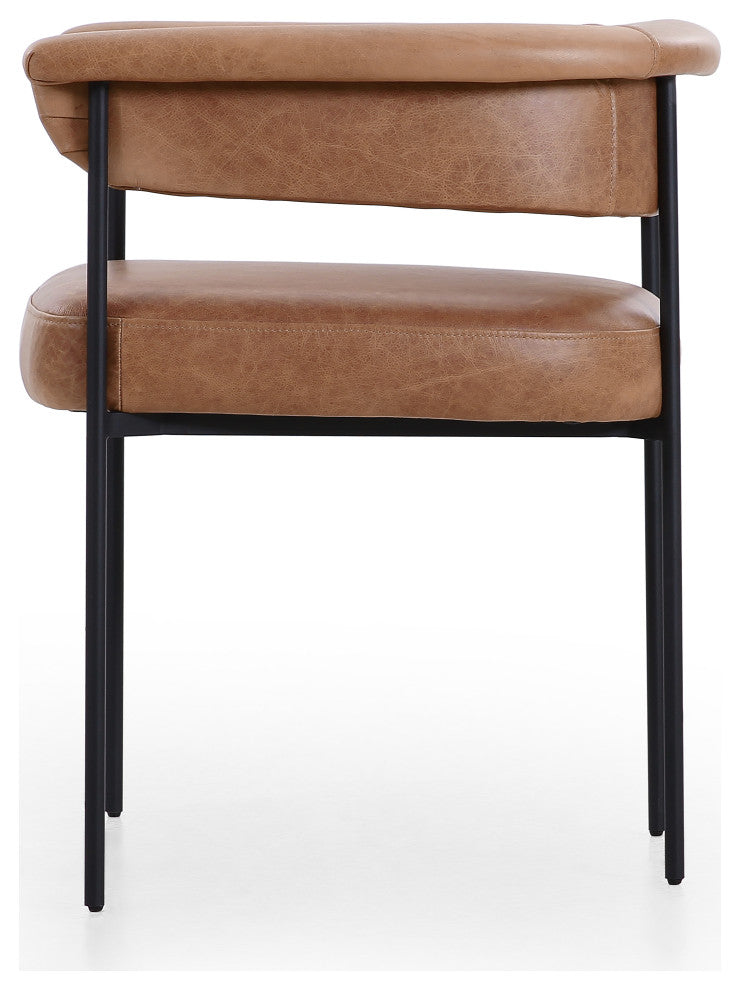 Carrie Dining Chair-Chaps Saddle