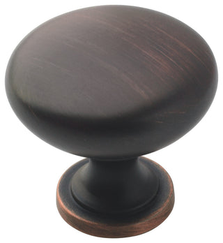 Amerock Knob 1 1/4'' Diameter, Oil Rubbed Bronze