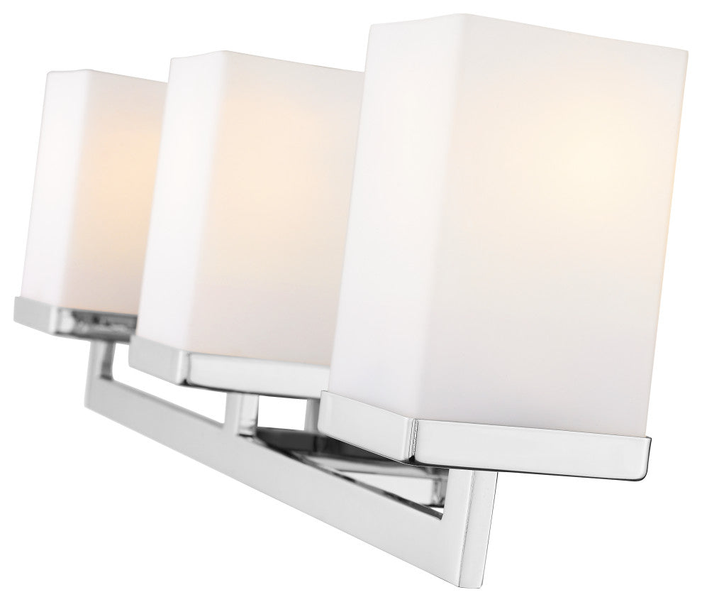 Zlite 1901-3V 3-Light Vanity, Matte Opal